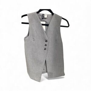 H&M Gray Tailored Vest